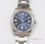 (EW) Rolex Oyster Perpetual Blue Dial 41mm Swiss Replica Watches 904L